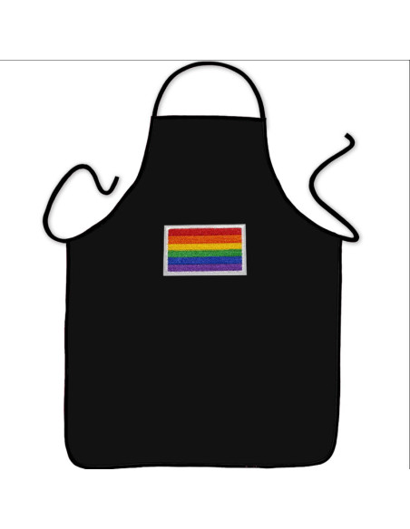 PRIDE - CHEF GOOD APRON WITH THE LGBT FLAG 1 