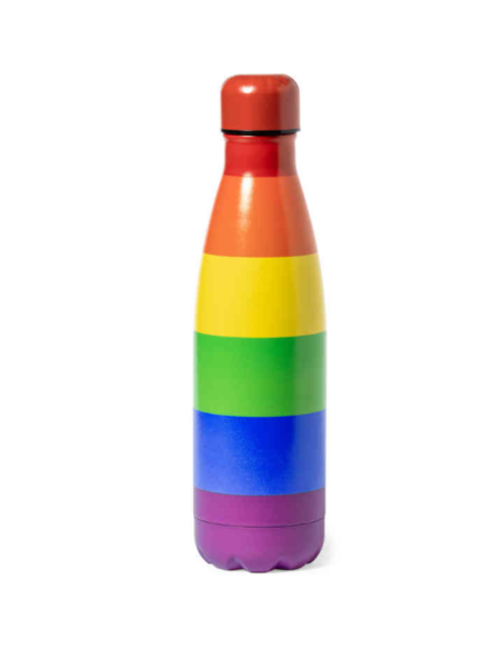 PRIDE - CHAUFFE-EAU MÉTALLIQUE AVEC LE DRAPEAU LGBT 1 