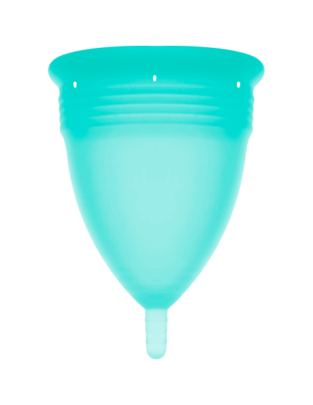 STERCUP - COUPE MENSTRUELLE EN SILICONE FDA AIGUE-MARINE - TAILLE L 5 