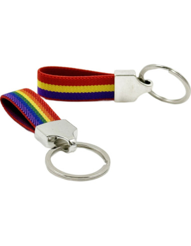 PRIDE - ELASTIC FABRIC KEY RING WITH FLAG 1 