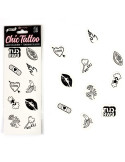 SECRET PLAY - ENSEMBLE DE 10 TATOUAGES TEMPORAIRES CANDY COLLECTION 5 