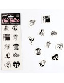 SECRET PLAY - SET OF 10 TEMPORARY TATTOOS KINKY COLLECTION 5 