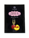 SECRETPLAY - PEACH & SPARKLING WINE MASSAGE OIL SACHET 10 ML 1 