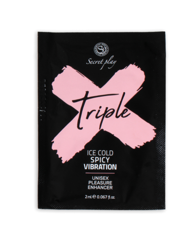 SECRETPLAY - UNIDOSE TRIPLE X INTENSIFICATEUR DE PLAISIR 1 