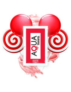 AQUA TRAVEL - LOLLIPOP FLAVOUR WATERBASED LUBRICANT 6 ML 1 