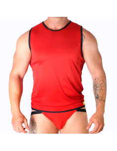 MACHO - T-SHIRT ROUGE L/XL 6 