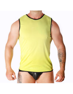 MACHO - T-SHIRT JAUNE L/XL 5 