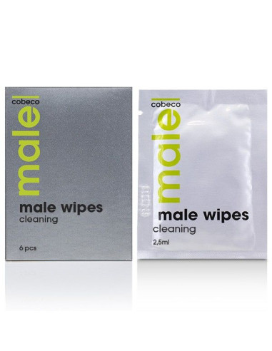 COBECO - MALE WIPES CLEANING 6 X 2.5ML 1 