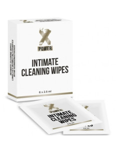 XPOWER - LINGETTES NETTOYANTES INTIME 6 UNITÉS 1 