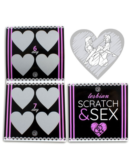 SECRETPLAY - JEU DE SCRATCH ET DE SEXE POUR COUPLES POSITIONS LESBIENNES (ES/EN/FR/PT/DE) 2 