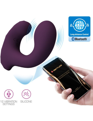 PRETTY LOVE - BILLY VIBRATION REMOTE CONTROL PURPLE FREE APP 17 