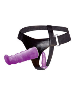 BAILE - HARNAIS ANAL ET VAGINAL FEMME LILAS GPOINT 17 CM 7 