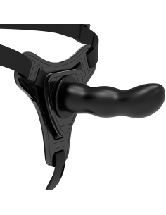 FETISH SUBMISSIVE HARNESS - PUNTO G IN SILICONE NERO 16 CM 5 