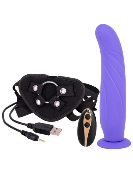 SEVEN CREATIONS - STRAP ON HARNESS WITH DILDO 24 CM 2 