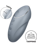 SATISFYER - TAP & CLIMAX 1 LAY-ON VIBRATOR GREY 6 