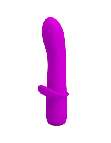 PRETTY LOVE - TROY PURPLE RECHARGEABLE VIBRATOR 7 