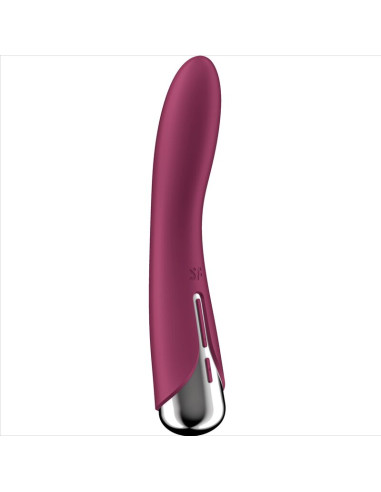 SATISFYER - SPINNING VIBE 1 VIBRATEUR ROTATEUR G-SPOT ROUGE 7 