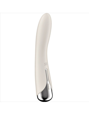 SATISFYER - SPINNING VIBE 1 G-SPOT BEIGE ROTATOR VIBRATOR 7 