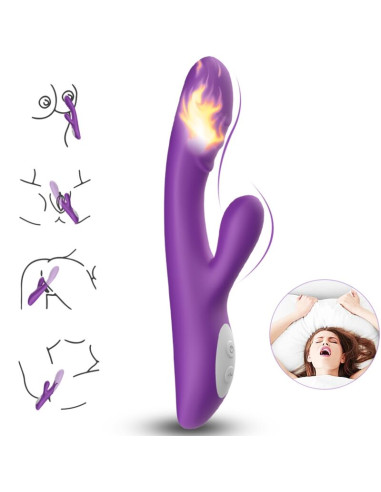 ARMONY - VIBRATORE SPARK EFFETTO CALORE VIOLA 5 