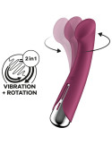 SATISFYER - SPINNING G-SPORT 1 VIBRATEUR ROTATOR ROUGE 6 