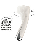 SATISFYER - SPINNING G-SPORT 1 ROTATOR VIBRATOR BEIGE 6 