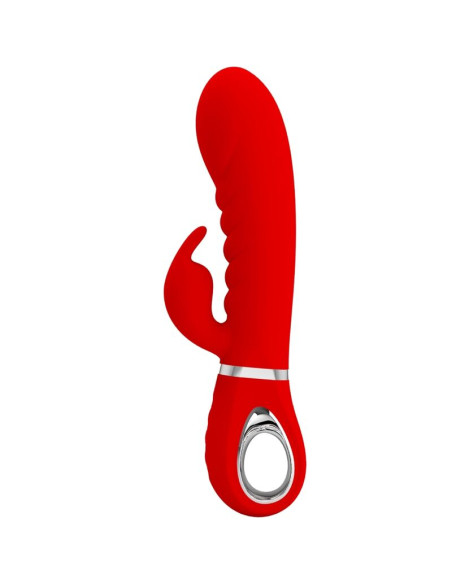 PRETTY LOVE - VIBRATEUR MULTIFONCTION G-SPOT PRESCOTT ROUGE 9 