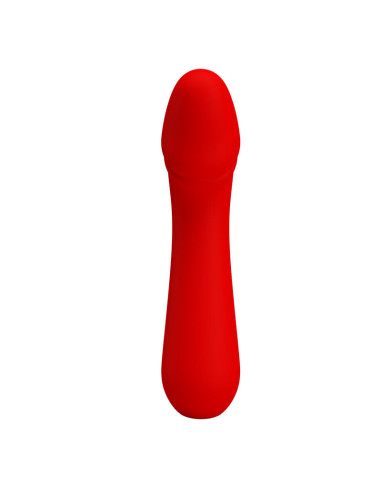 PRETTY LOVE - VIBRATORE RICARICABILE CETUS ROSSO 9 