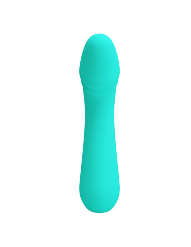 PRETTY LOVE - CETUS RECHARGEABLE VIBRATOR AQUA GREEN 9 