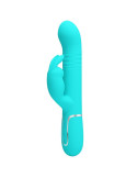 PRETTY LOVE - COALE RABBIT VIBRATOR PEARLS AQUA GREEN 10 