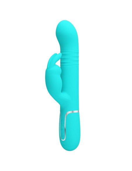 PRETTY LOVE - COALE RABBIT VIBRATOR PERLEN AQUAGRÜN 10 