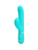 PRETTY LOVE - PERLITA MULTIFUNCTION 3 IN 1 G-SPOT VIBRATOR AQUA GREEN 11 