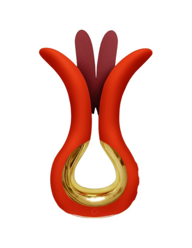 G-VIBE - GVIBE MAXI VIBRATOR WITH TWO FLEXIBLE TIPS CORAL 4 