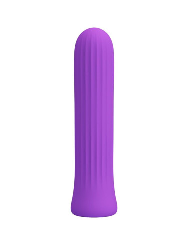 PRETTY LOVE - BLANCHE VIBRATEUR STIMULATEUR LILAS 8 