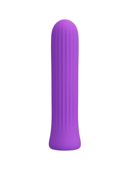 PRETTY LOVE - BLANCHE VIBRATEUR STIMULATEUR LILAS 8 