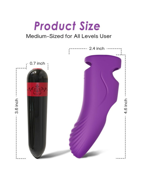 ARMONY - AURORA VIBRATOR FINGER PURPLE 4 