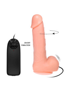 BAILE - DILDO DONG REALISTICO VIBRAZIONE E ROTAZIONE 20 CM 9 