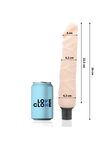 LOVECLONE - JANSEN SELBSTSCHMIERENDER VIBRATOR 26 CM -O- 4.2 CM 5 