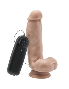 GET REAL - DILDO 12 CM WITH BALLS VIBRATOR SKIN 2 