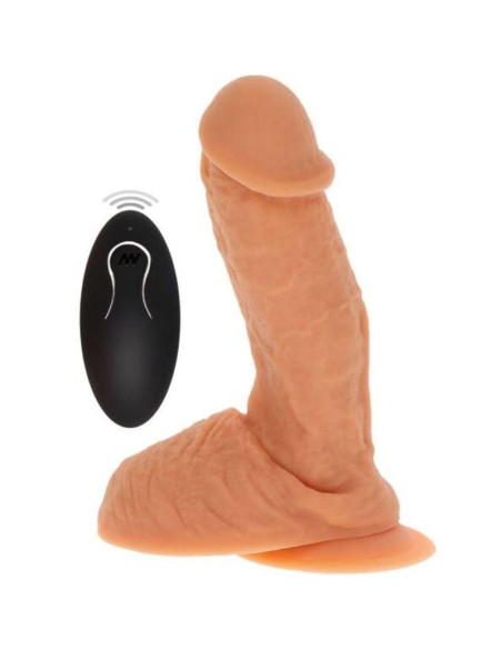 GET REAL - SILICONE VIBRATING DILDO SKIN 6 