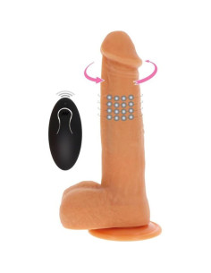 GET REAL - ROTATING BEADS VIBRATING DILDO SKIN 6 