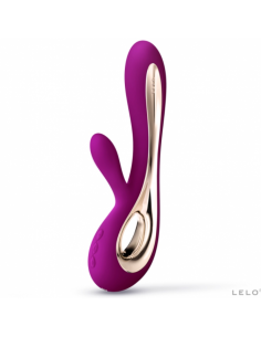 LELO - SORAYA 2 RABBIT DEEP ROSE VIBRATOR 3 