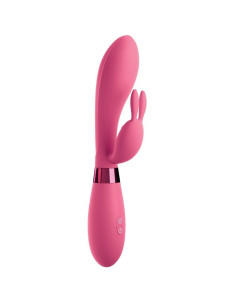 OMG - SELFIE SILICONE VIBRATOR KANINCHEN ROSA 3 