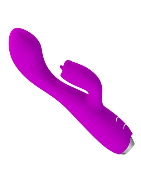 PRETTY LOVE - VIBRATEUR LAPIN RECHARGEABLE GLORIA IMPERMÉABLE VIOLET 11 