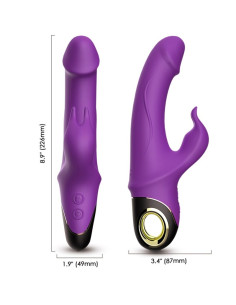 ARMONY - METEROR DILDO VIBRATOR RABBIT ROTATOR PURPLE 5 