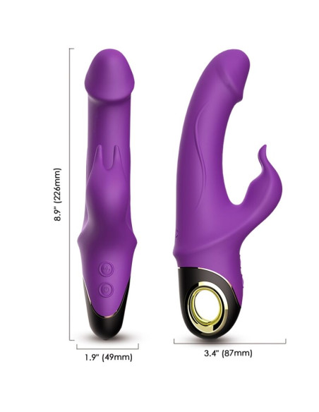 ARMONY - METEROR DILDO VIBRATOR RABBIT ROTATOR LILA 5 