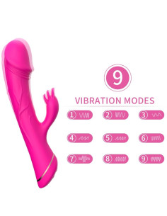 ARMONY - DILDO VIBRATOR KANINCHEN SILIKON FUCHSIA 6 