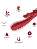 ARMONY - VIBRATORE ELK RABBIT CURVO ROSSO 5 