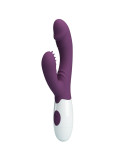 PRETTY LOVE - ANDRE RABBIT VIBRATOR & G-POINT STIMULATOR PURPLE 10 