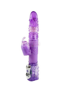 BAILE - ROTATEUR HAUT ET BAS LAPIN LILAS AVEC SUPERSTIMULATEUR 4 