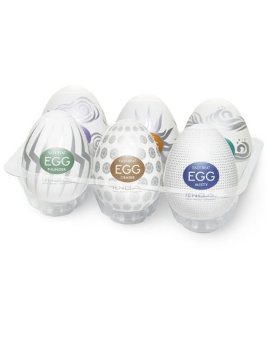 TENGA - MASTURBATOR EGG MODELLO II PACCHETTO 6 UNIT 7 